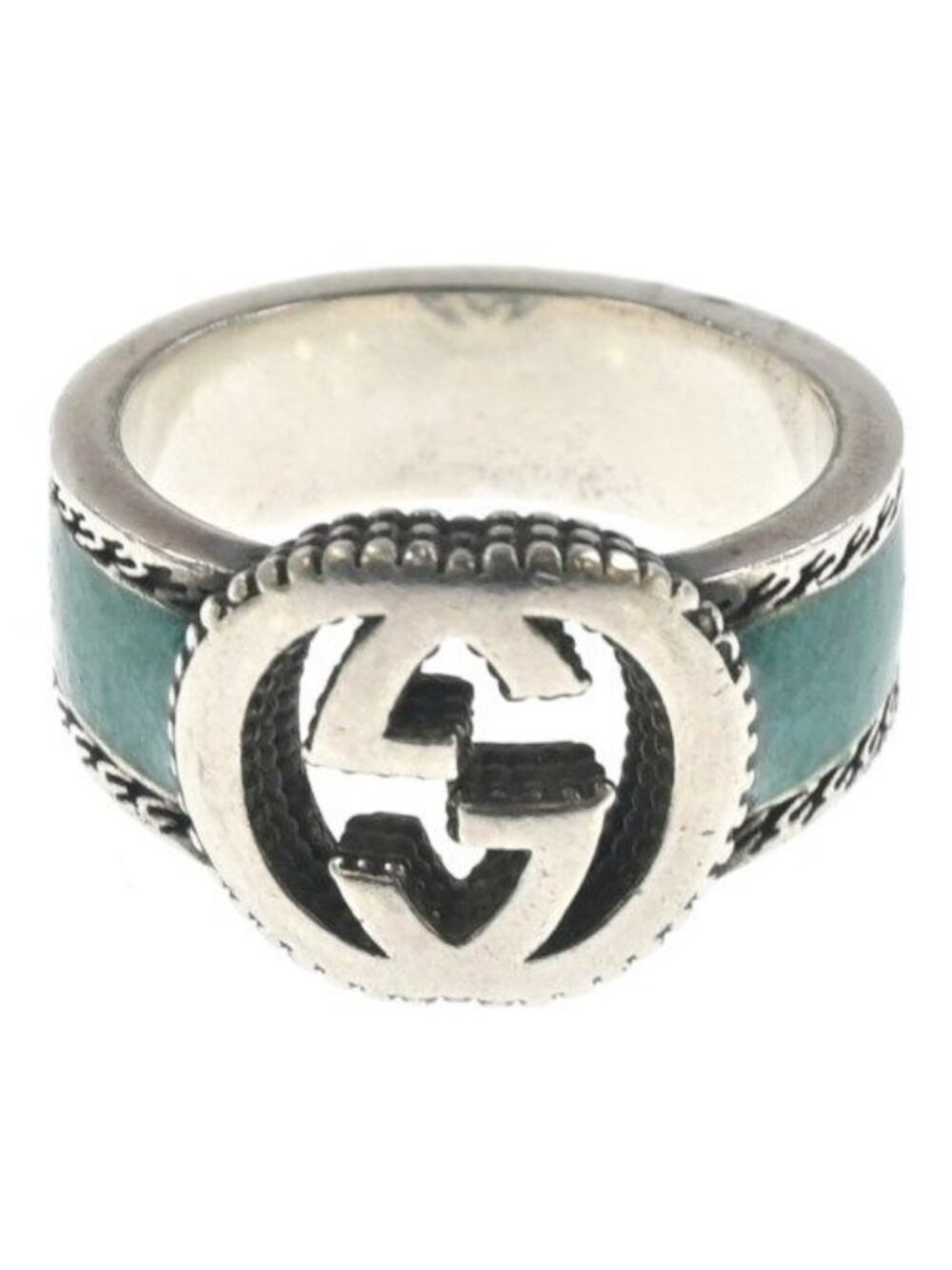 Gucci Interlocking G Ring Turquoise